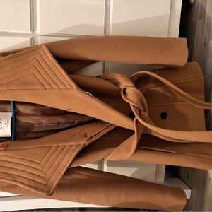 Aritzia babaton the Connor wool coat. 2xs camel color So soft, cozy and warm.